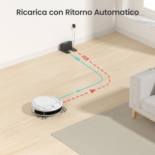LEFANT M210P Robot Aspirapolvere Ultrasottile - immagine 8