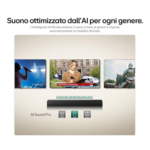LG S20A Soundbar TV 50W con Bluetooth - immagine 2