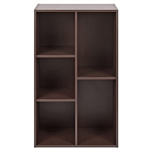 Libreria Organizer 5 Cubi Marrone - immagine 3