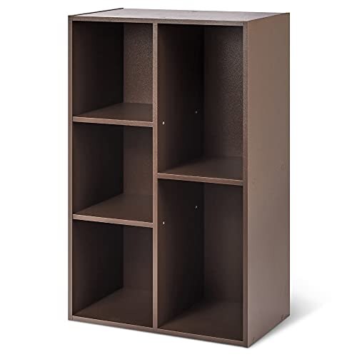 Libreria Organizer 5 Cubi Marrone - immagine 4