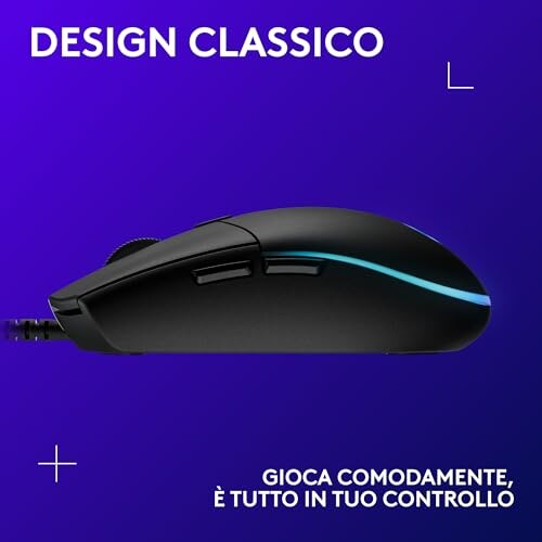 Logitech G203 LIGHTSYNC Mouse Gaming RGB - immagine 7