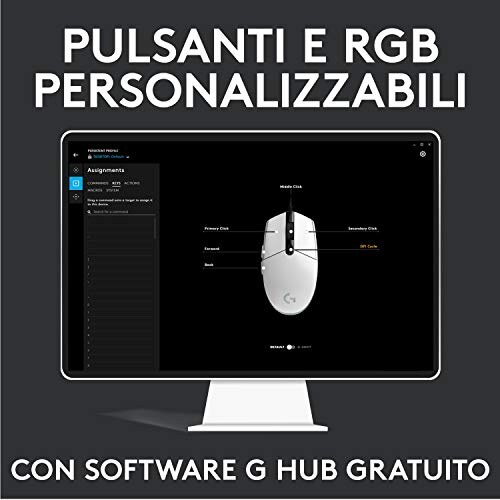 Logitech G203 LIGHTSYNC Mouse Gaming RGB - immagine 9