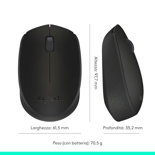 Logitech M171 Mouse Wireless per PC - immagine 9