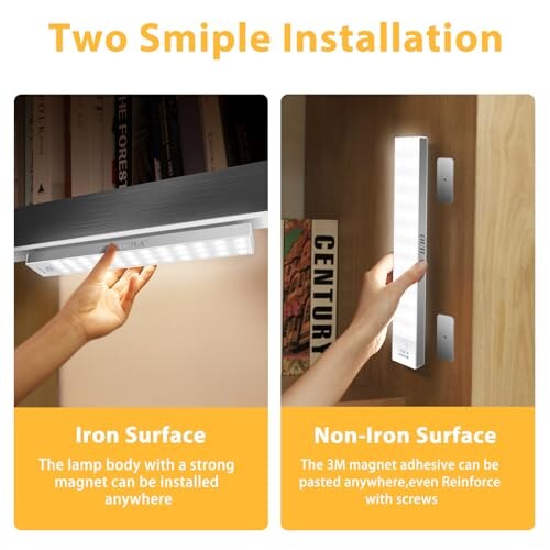Luce Armadio LED con Sensore Movimento Ricaricabile - immagine 2
