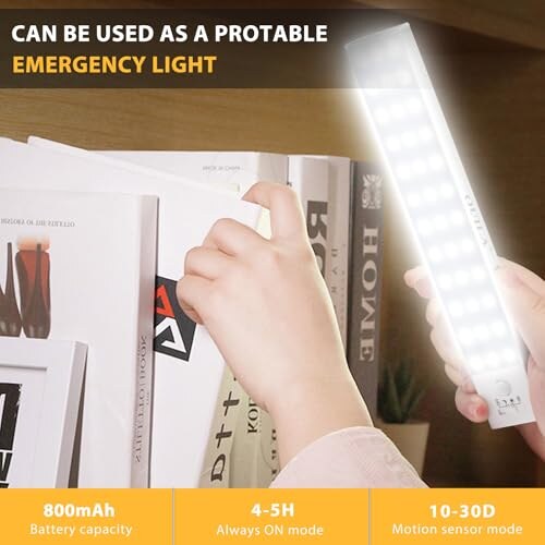 Luce Armadio LED con Sensore Movimento Ricaricabile - immagine 4