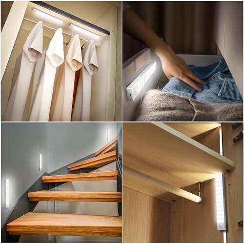 Luce Armadio LED con Sensore Movimento Ricaricabile - immagine 6