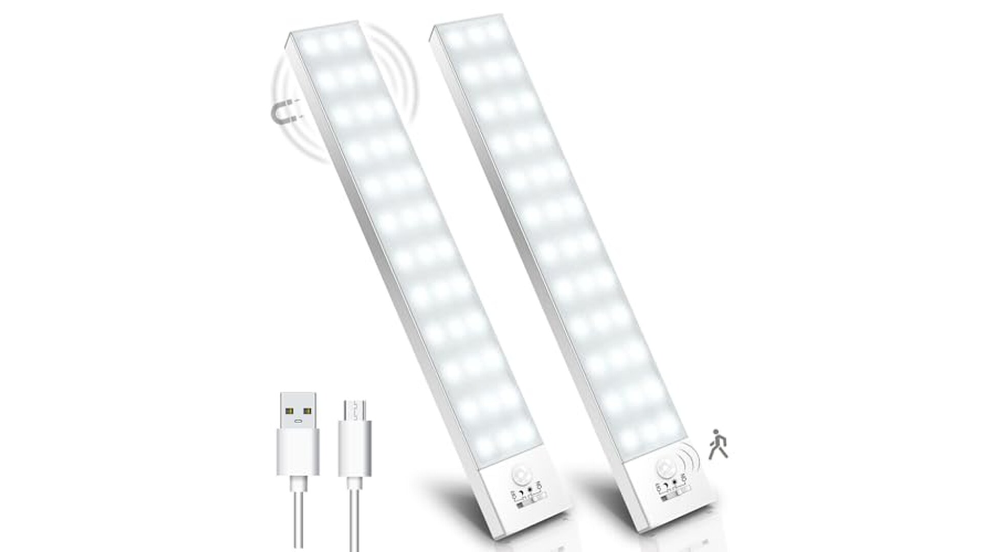 Luce Armadio LED con Sensore Movimento Ricaricabile