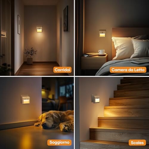 Luce Notturna LED con Sensori Movimento - immagine 5