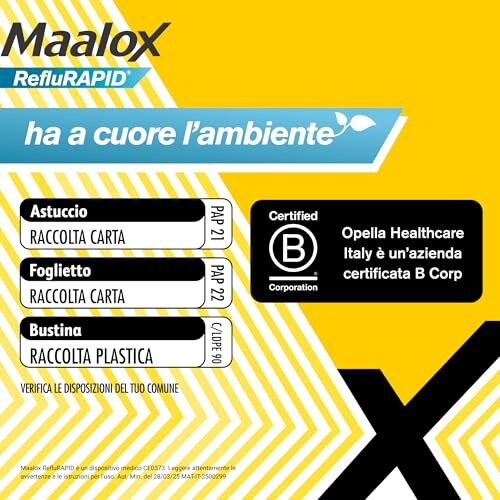 Maalox Reflurapid 40 Bustine Gusto Menta - immagine 6