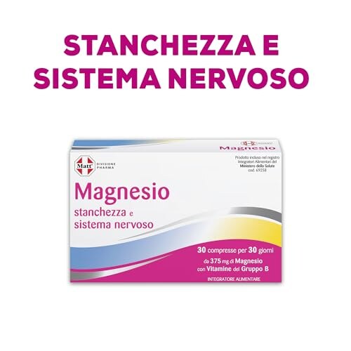 Matt Magnesio Integratore Alimentare 30 Compresse - immagine 2