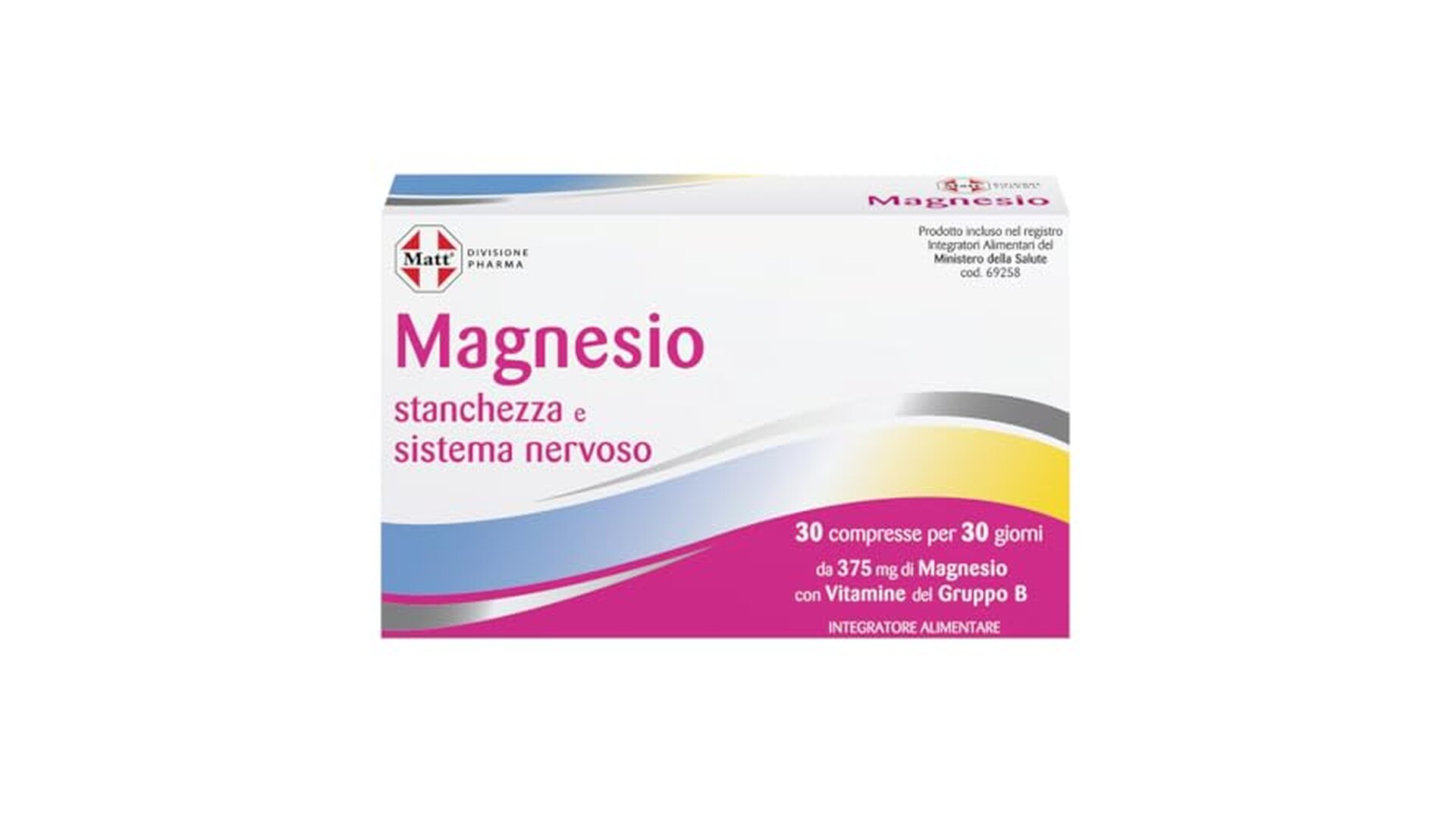 Matt Magnesio Integratore Alimentare 30 Compresse
