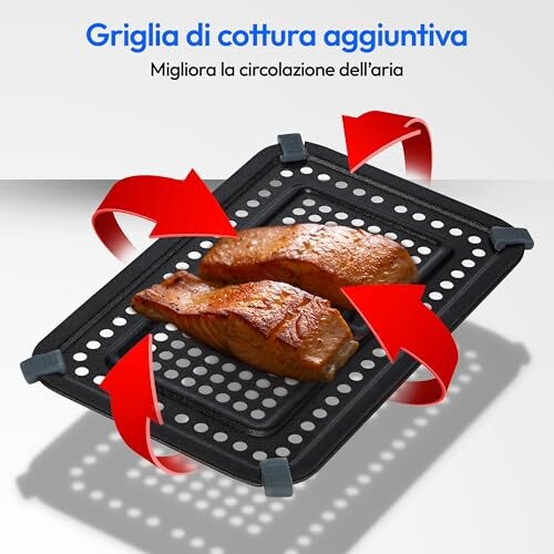 Medion P20 XXL Friggitrice ad Aria Doppio Cestello - immagine 8