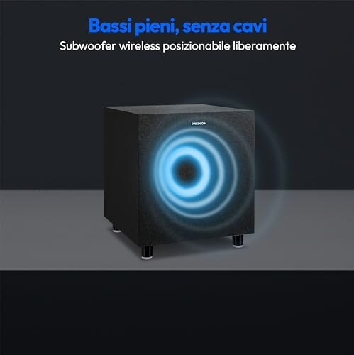 MEDION Soundbar Bluetooth 2.1 con Subwoofer - immagine 3