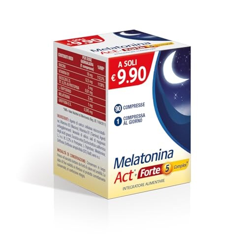 Melatonina Act + Forte 1mg 5 Complex - Recensione - immagine 5