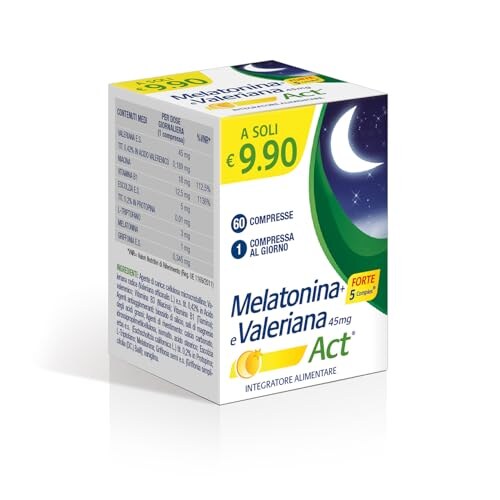 Melatonina Act Forte 5 Complex 60 Compresse - immagine 4