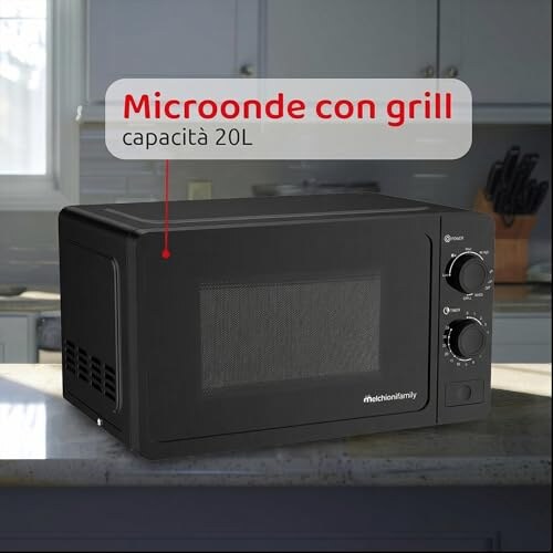Melchioni Onda Microonde 20L con Grill e Timer - immagine 3