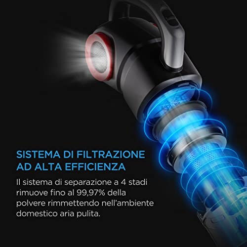 Midea MCS2045BR Aspirapolvere 2 In 1 Potente - immagine 5