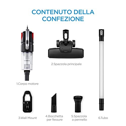Midea MCS2045BR Aspirapolvere 2 In 1 Potente - immagine 6