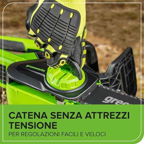 Motosega a Batteria Greenworks 12" Auto-Lubrificante - immagine 6