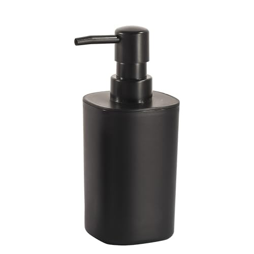MSV Set di 3 Accessori da Bagno Lona Nero - immagine 1