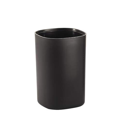 MSV Set di 3 Accessori da Bagno Lona Nero - immagine 3
