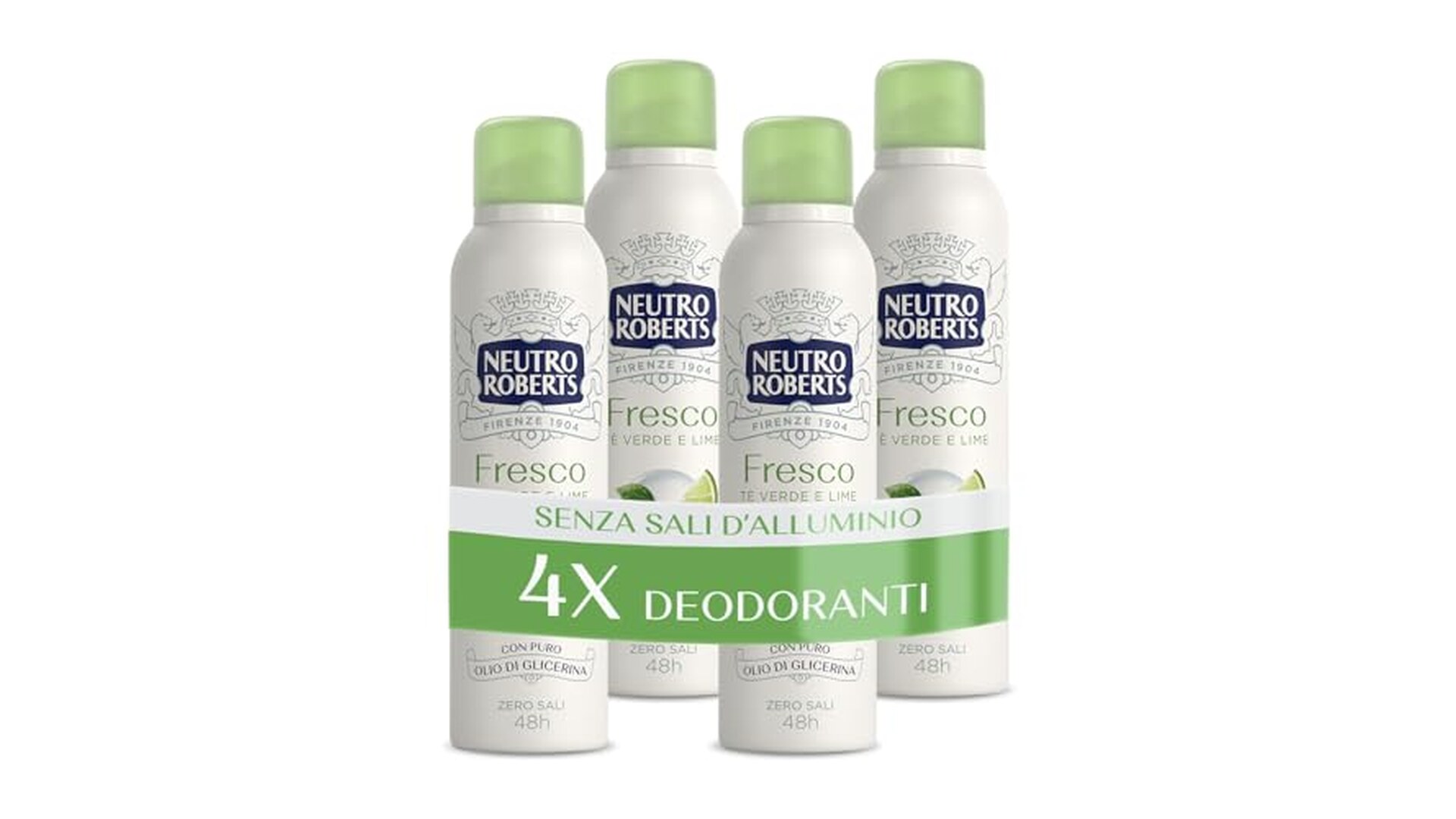 Neutro Roberts Deodorante Spray Fresco Verde