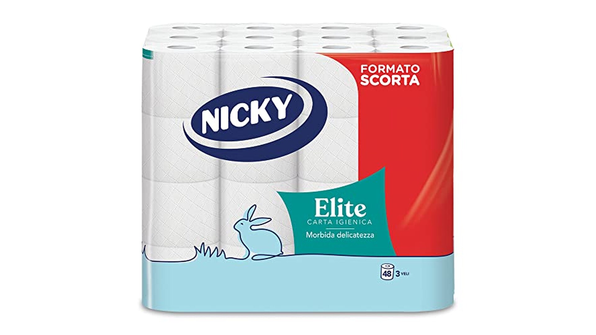 Nicky Elite 48 Rotoli Carta Igienica 3 Veli