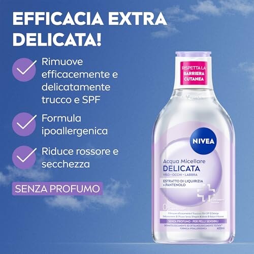 NIVEA Acqua Micellare Delicata 400ml - immagine 1