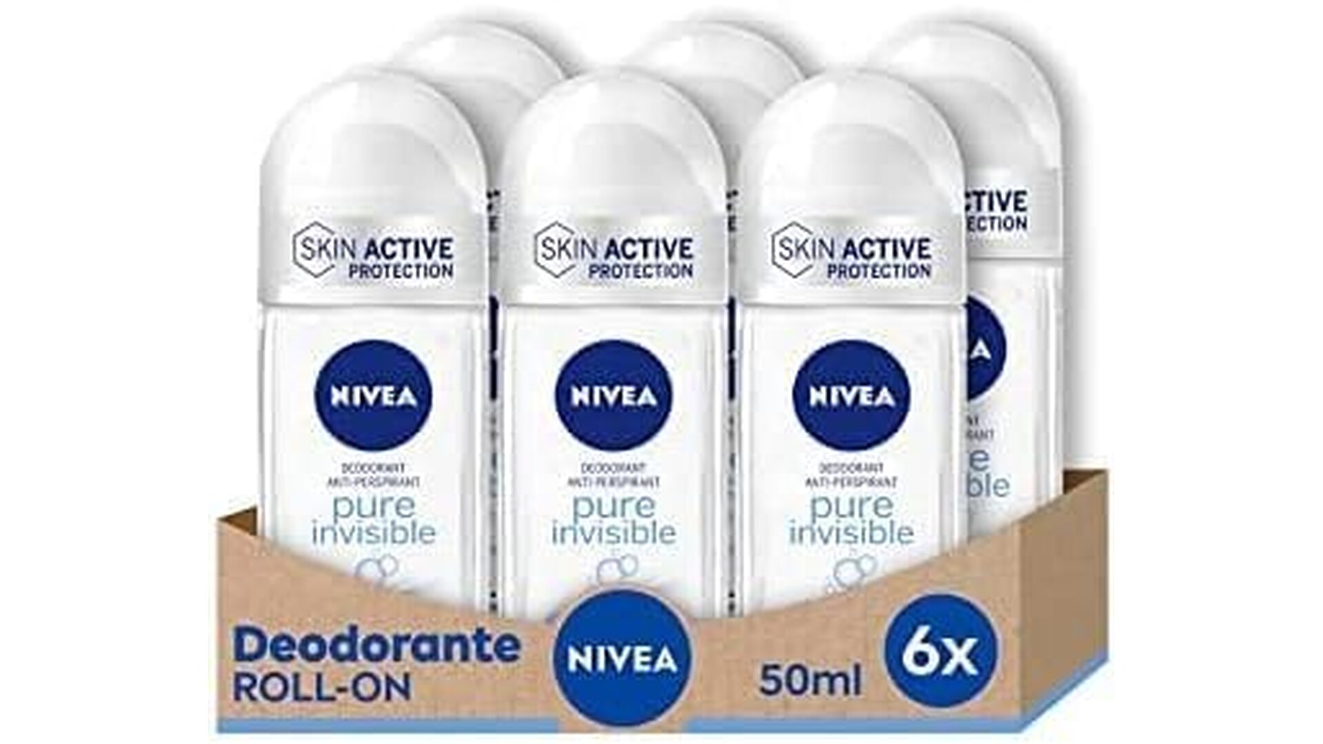 NIVEA Deodorante Roll-On Pure Invisibile