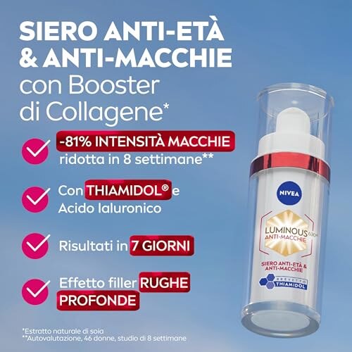 NIVEA Luminous630 Siero Viso Anti-Età e Anti-Macchie - immagine 1