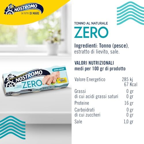 Nostromo Tonno al Naturale 3 Lattine da 65g - immagine 1
