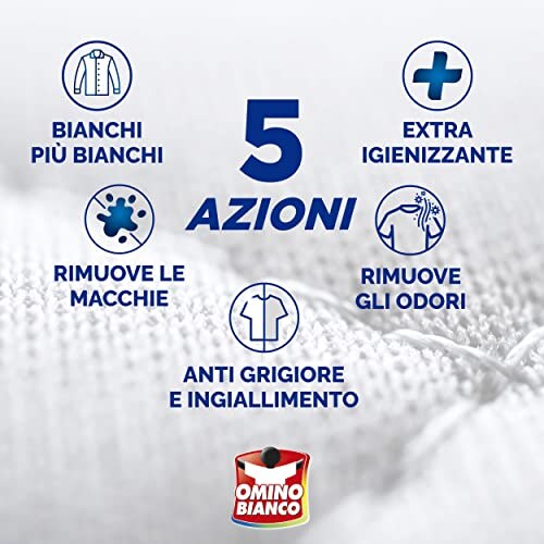 Omino Bianco Additivo Lavatrice per Tessuti Bianchi - immagine 4