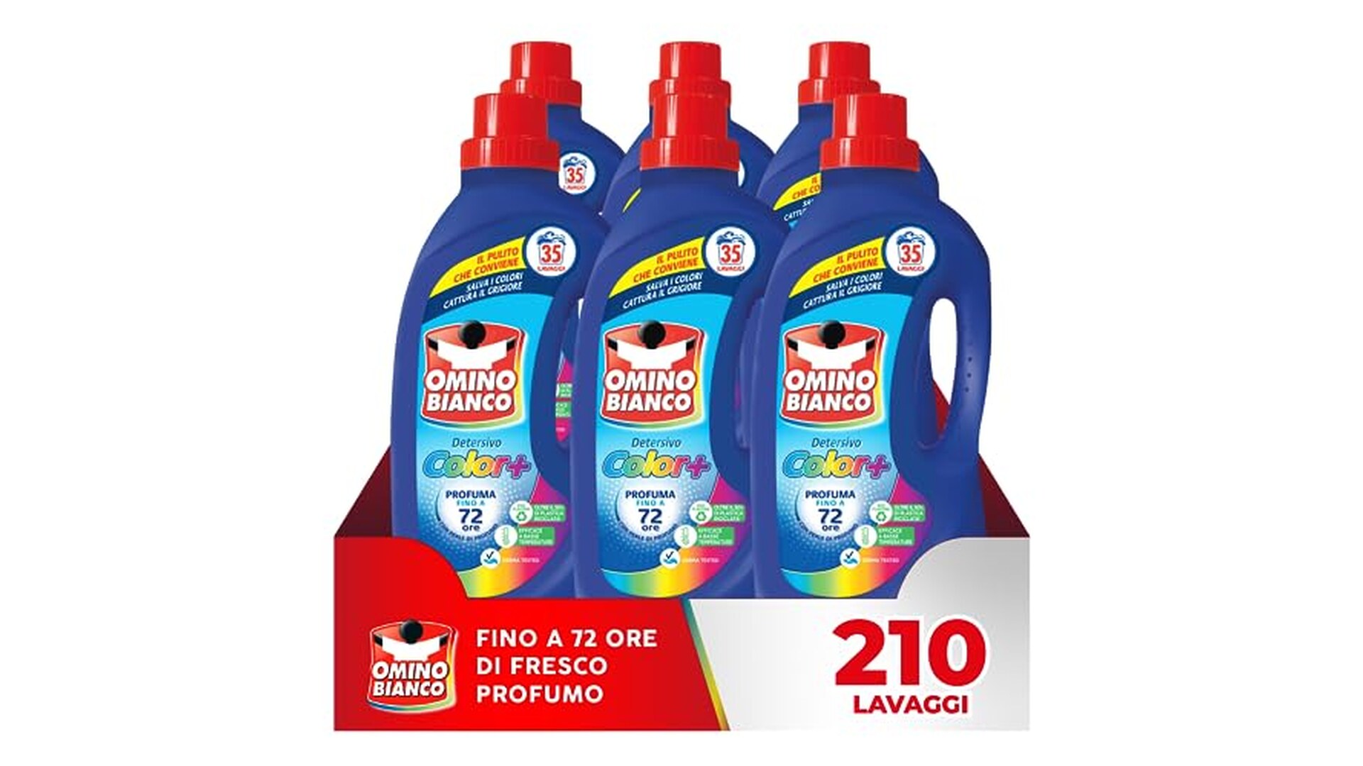 Omino Bianco Detersivo Lavatrice Color+