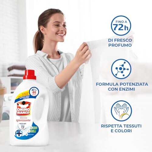 Omino Bianco Detersivo Lavatrice Igienizzante - immagine 1