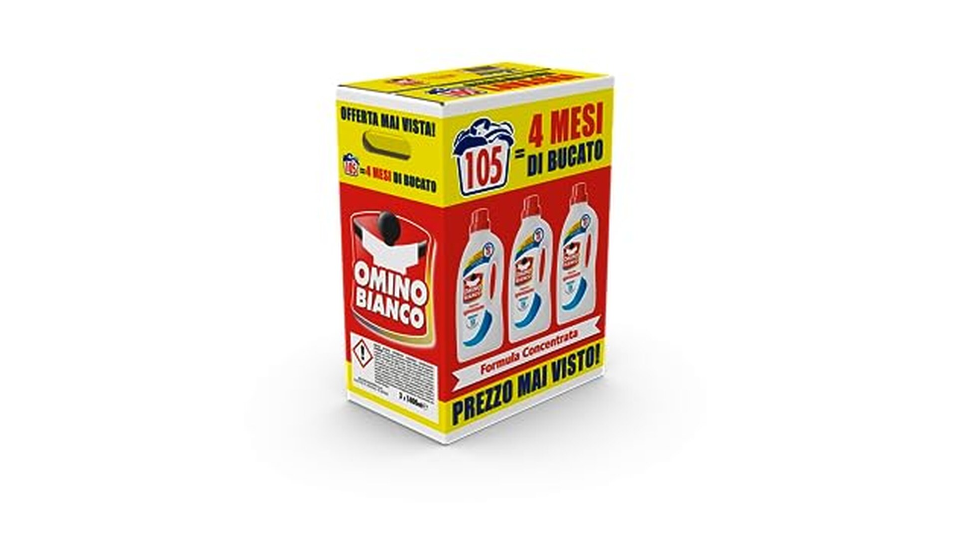 Omino Bianco Detersivo Lavatrice Igienizzante