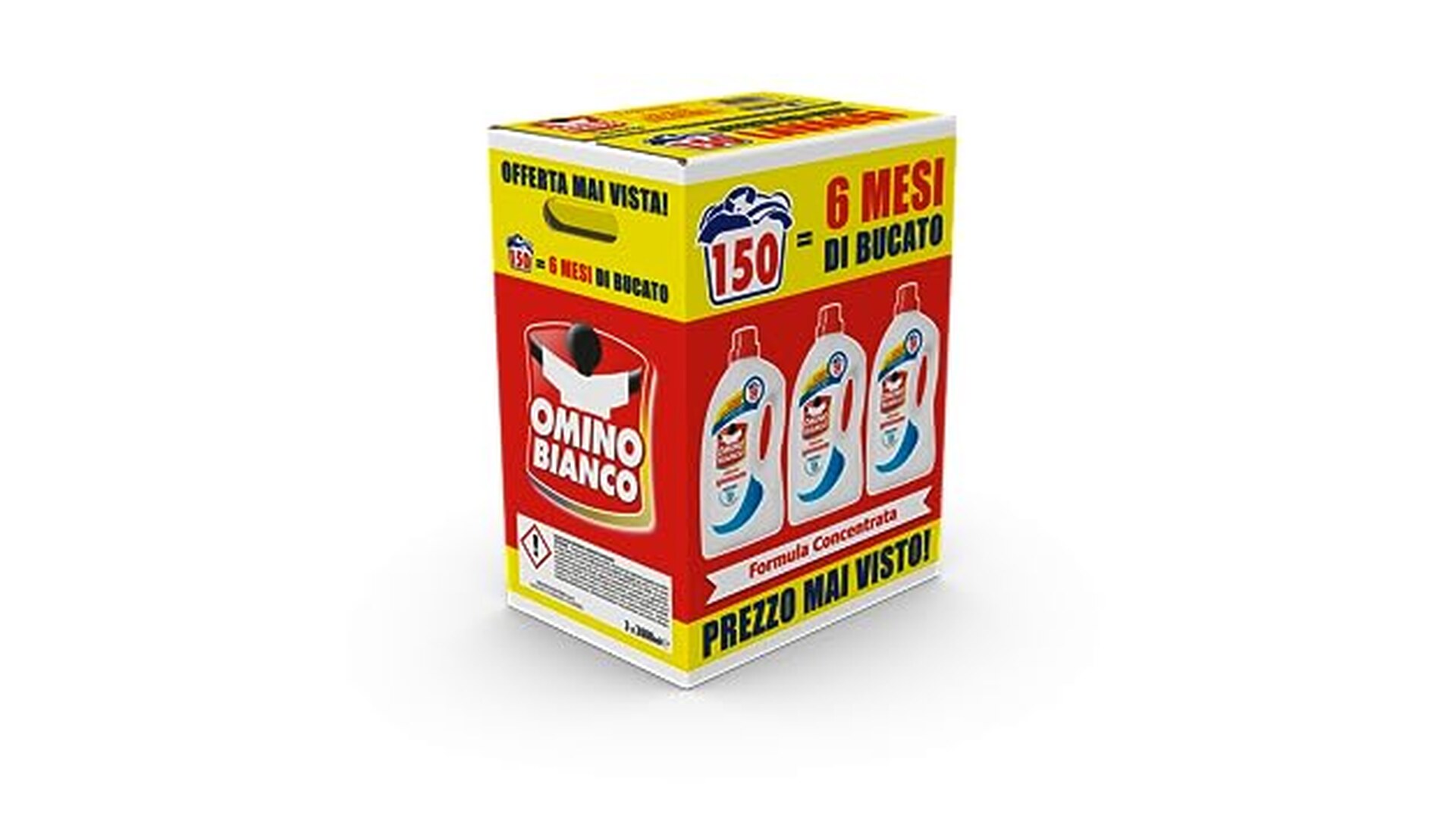 Omino Bianco Detersivo Lavatrice Igienizzante
