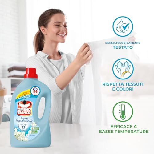 Omino Bianco Detersivo Lavatrice Liquido - immagine 1