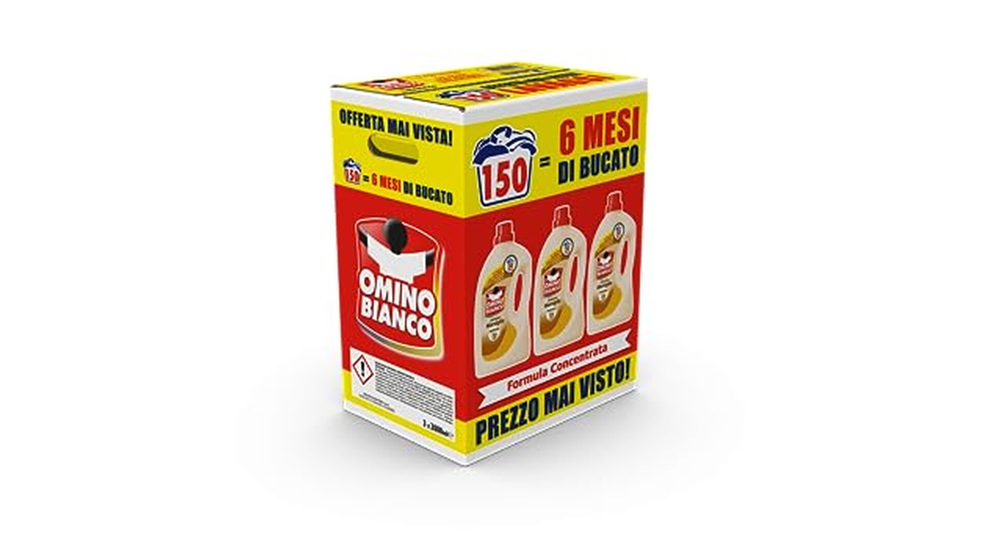 Omino Bianco Detersivo Lavatrice Marsiglia