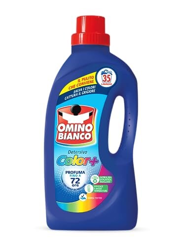 Omino Bianco Detersivo Liquido Color+ 3x1400ml - immagine 1