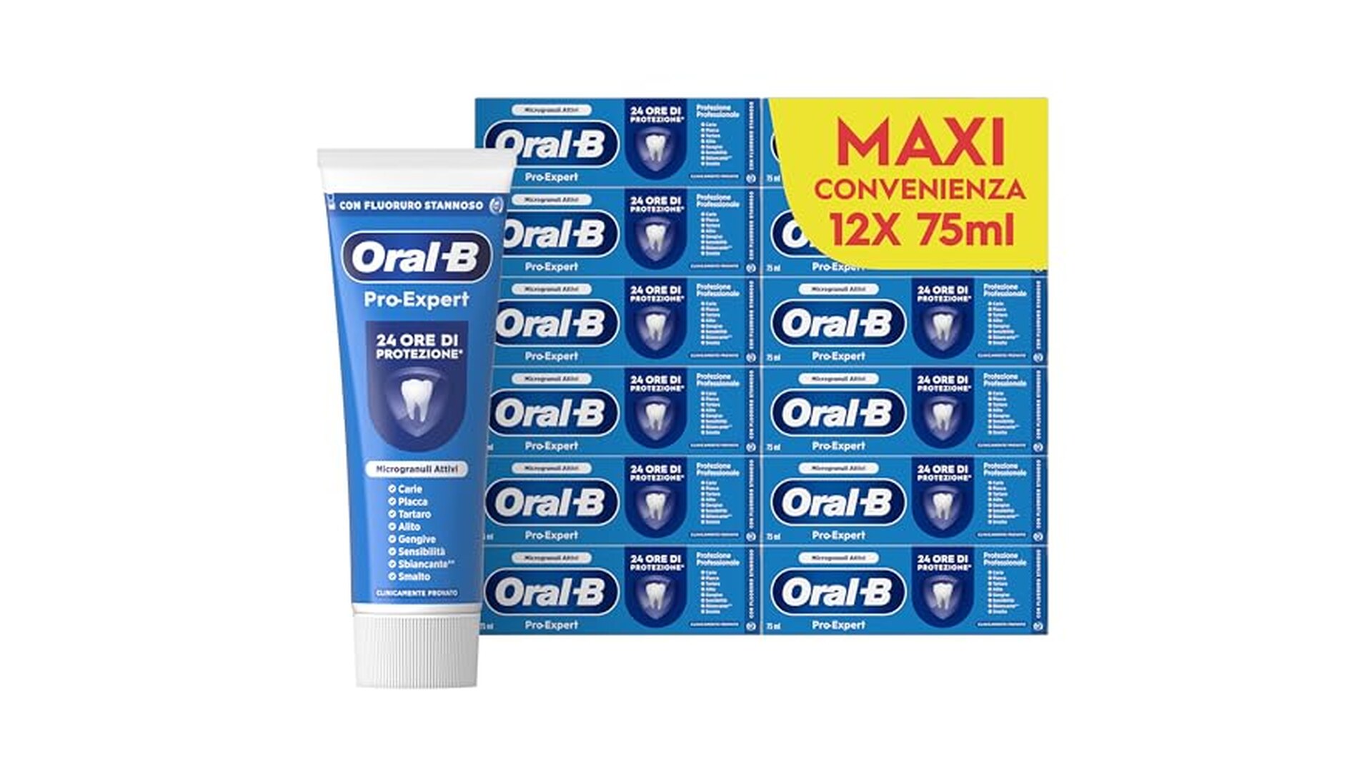 Oral-B Dentifricio Pro-Expert 12x75ml