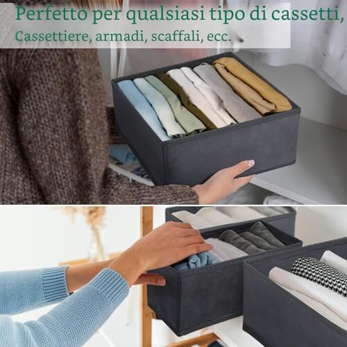 Organizer per Cassetti Yidaxing: 10 Pezzi Pieghevoli - immagine 1