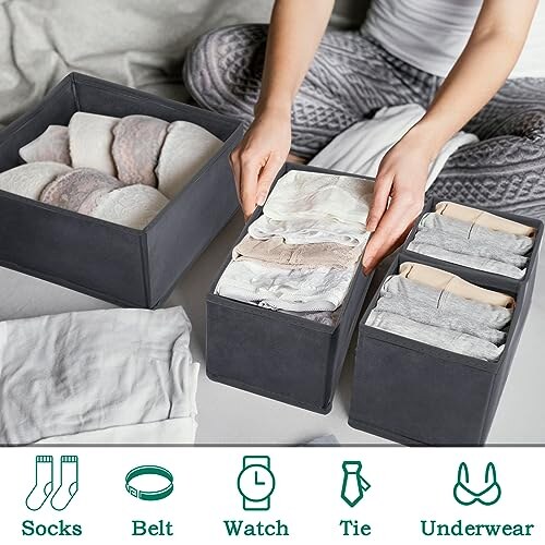 Organizer per Cassetti Yidaxing: 10 Pezzi Pieghevoli - immagine 5