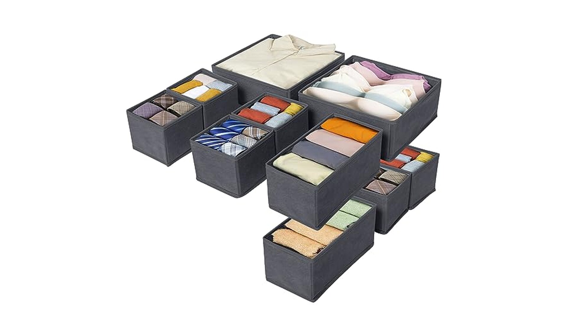 Organizer per Cassetti Yidaxing: 10 Pezzi Pieghevoli