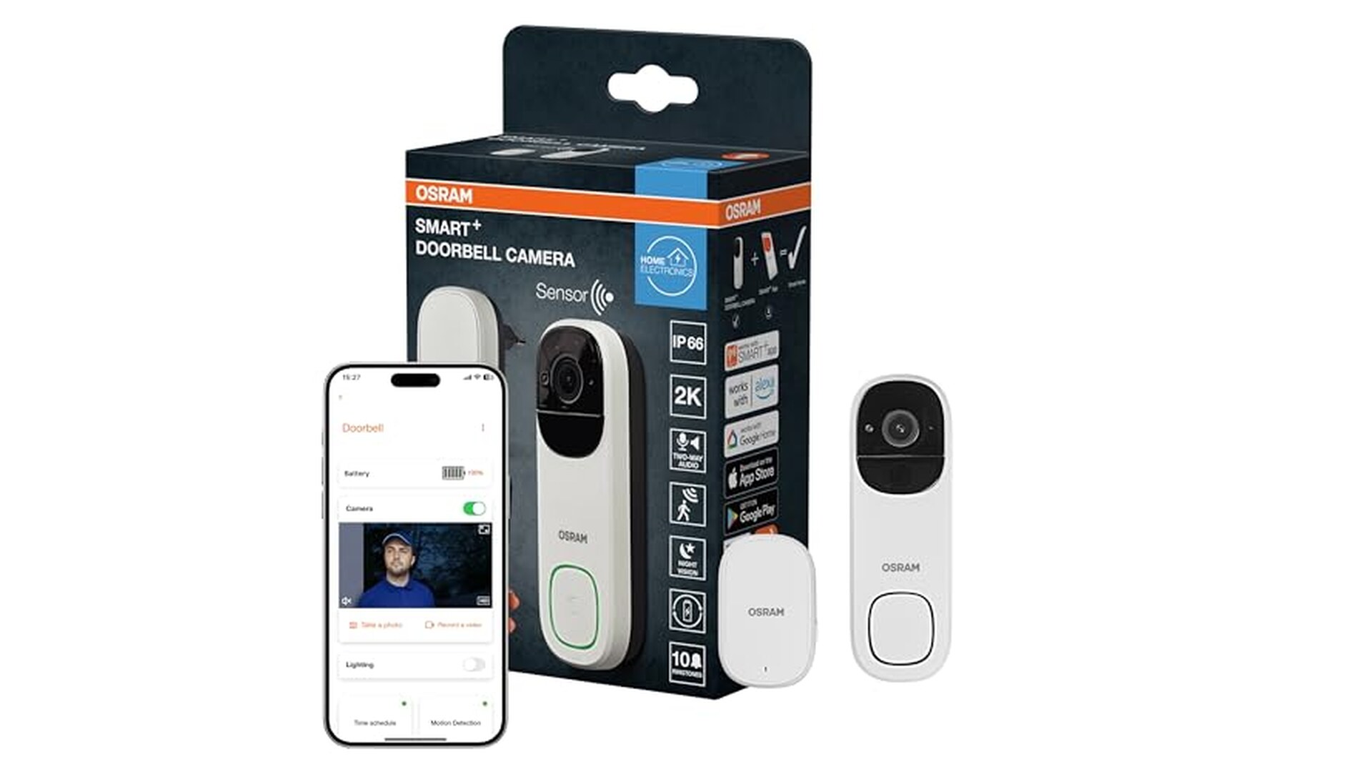 OSRAM Campanello Video SMART+ WiFi 2K