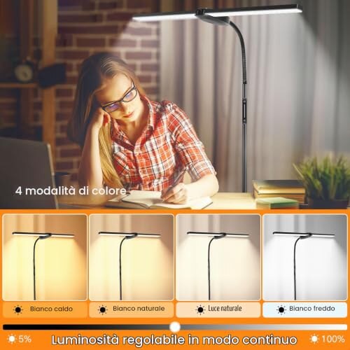 OUTON Lampada da Terra LED Dimmerabile - immagine 4