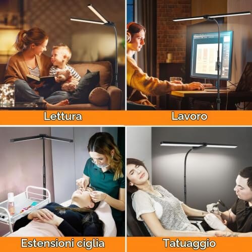 OUTON Lampada da Terra LED Dimmerabile - immagine 6