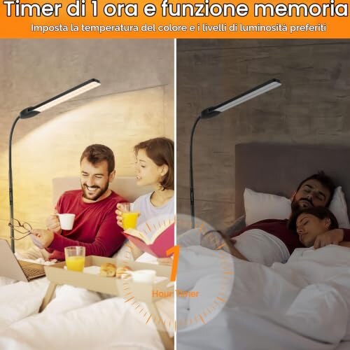 OUTON Lampada da Terra LED Dimmerabile - immagine 8