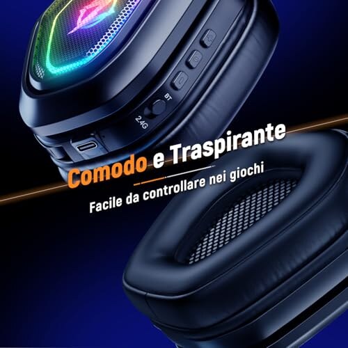 Ozeino Cuffie Gaming Wireless con Microfono - immagine 3