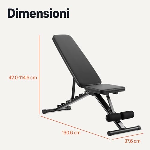 Panca Allenamento Regolabile Pieghevole Amazon Basics - immagine 4