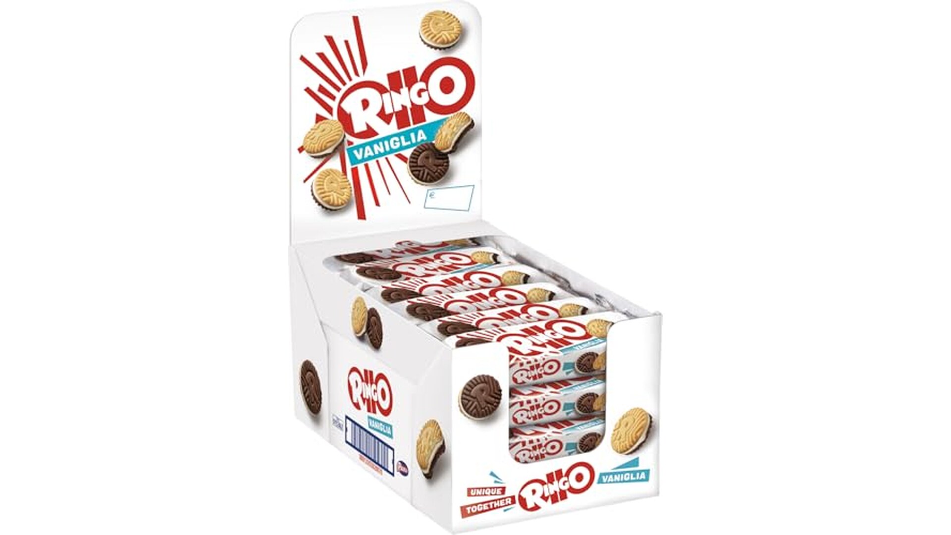 Pavesi Ringo Biscotti Crema Vaniglia 55g Confezione 24